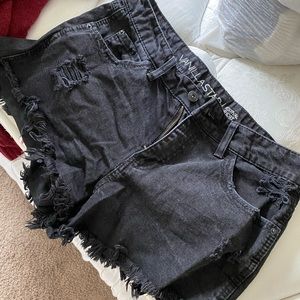 Black festival shorts
